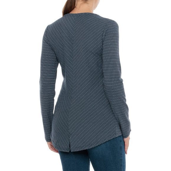 NEW Royal Robbins Vacationer Stripe T-Shirt - Long Sleeve true hemp-cotton 162sn - Picture 2 of 3